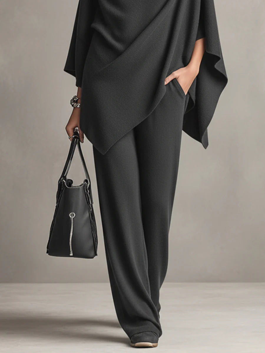 Sarina™ Elegant Drape Two-Piece Set