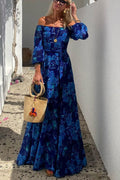Fibi™ Floral Elegance Maxi Dress
